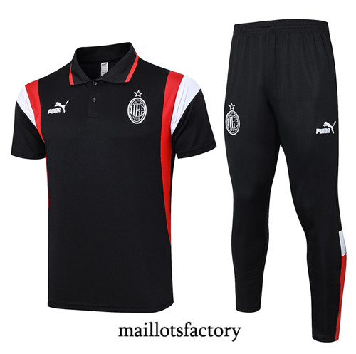 Maillot du Kit d'entrainement AC Milan 2023/24 Noir factory 562