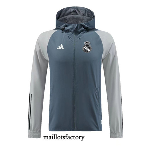 Coupe vent Real Madrid 2023/24 Bleu/Gris factory 617