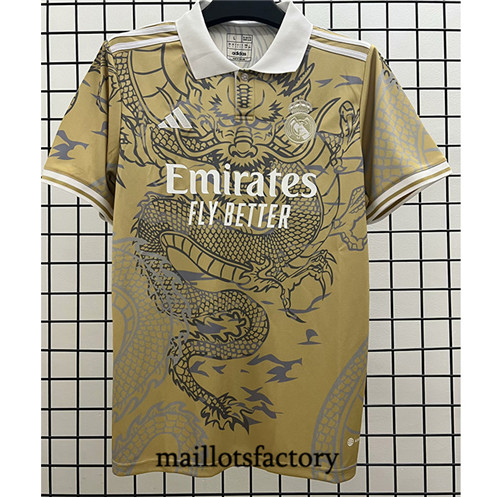 Achat Maillot du Real Madrid 2023/24 dragon Jaune