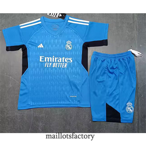 Achat Maillot du Real Madrid Enfant 2023/24 2023/24 goalkeeper Bleu factory 0049