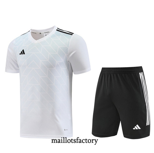 Kit d'entrainement Maillot du Adidas + Short 2023/24 Blanc factory 0123