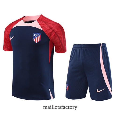 Kit d'entrainement Maillot du Atletico Madrid + Short 2023/24 Bleu factory 0284