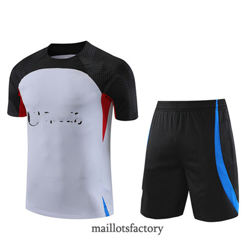 Kit d'entrainement Maillot du Barcelone + Short 2023/24 Gris factory 0302