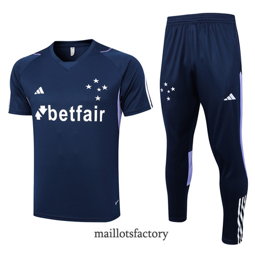 Kit d'entrainement Maillot du Cruzeiro 2023/24 Bleu factory 0187