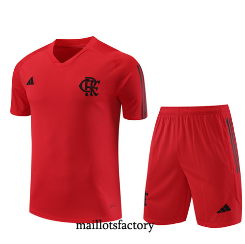 Kit d'entrainement Maillot du Flamengo Enfant + Short 2023/24 Rouge factory 0189