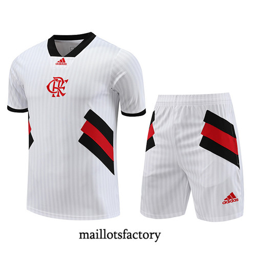 Kit d'entrainement Maillot du Flamengo + Short 2023/24 Blanc factory 0191