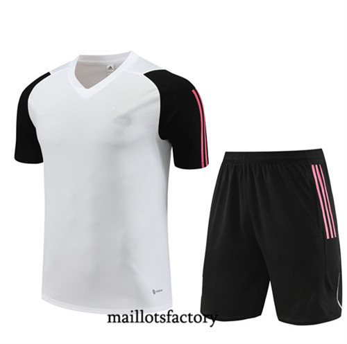 Kit d'entrainement Maillot du Juventus Enfant + Short 2023/24 Blanc factory 0528