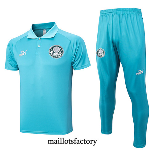 Kit d'entrainement Maillot du Palmeiras Polo 2023/24 Bleu factory 0221