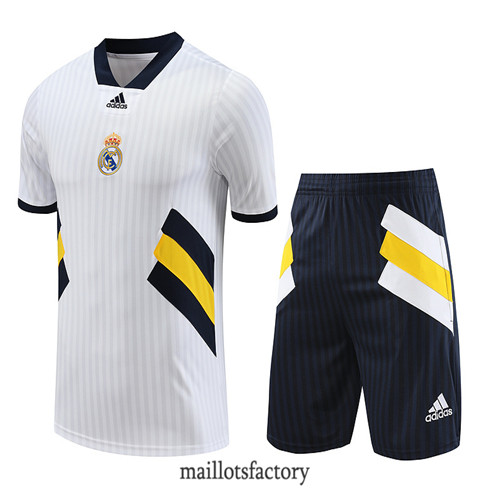 Kit d'entrainement Maillot du Real Madrid + Short 2023/24 Blanc factory 0335