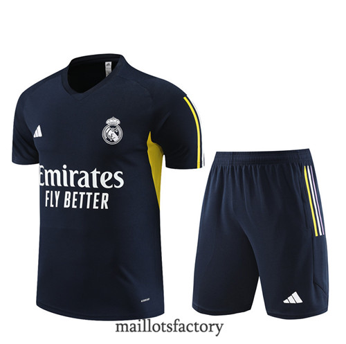 Kit d'entrainement Maillot du Real Madrid + Short 2023/24 Bleu Marine factory 0339