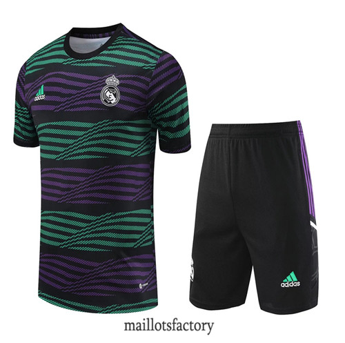 Kit d'entrainement Maillot du Real Madrid + Short 2023/24 Vert factory 0342
