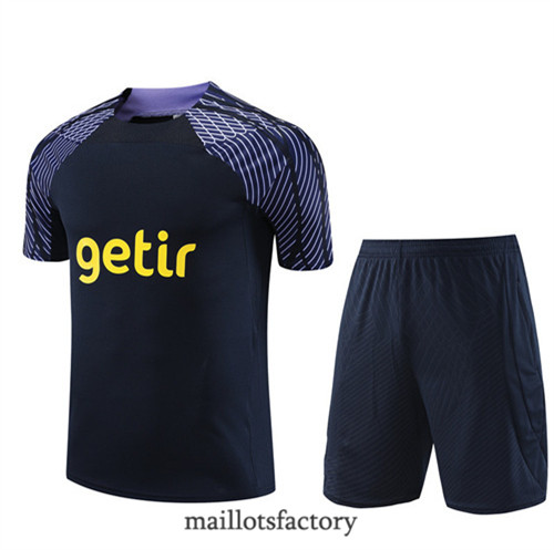 Kit d'entrainement Maillot du Tottenham Hotspur + Short 2023/24 Bleu factory 0522