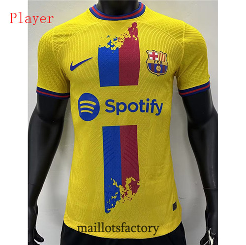 Achat Maillot du Player Barcelone 2023/24 Classic Jaune factory 0571