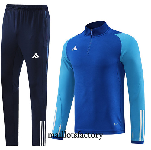 Achat Maillot Survetement de foot Adidas 2023/24 Bleu factory 0667