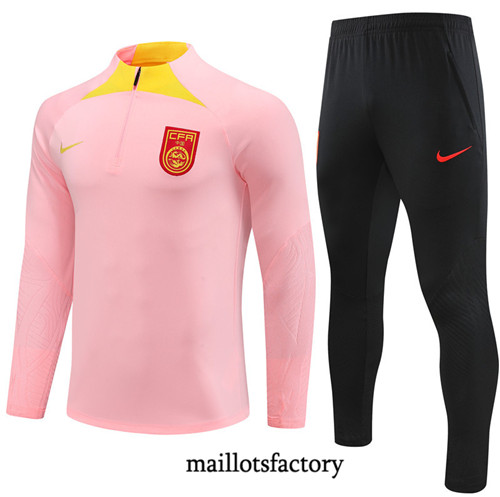 Achat Maillot Survetement de foot Chine 2023/24 Rose factory 1001