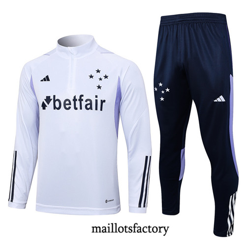Achat Maillot Survetement de foot Cruzeiro 2023/24 Bleu factory 0745