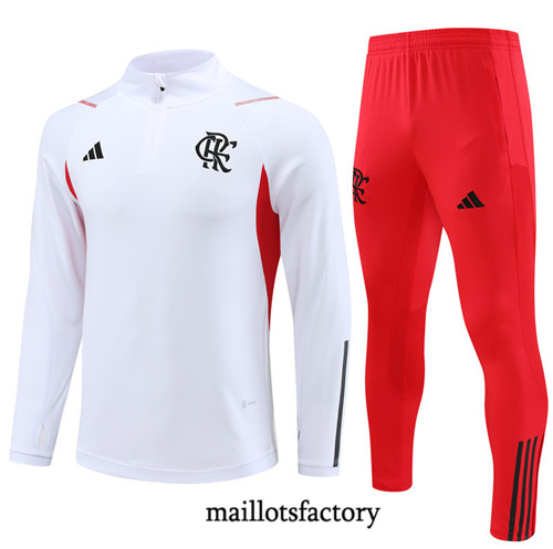 Achat Maillot Survetement Enfant de foot Flamengo 2023/24 Blanc factory 1107