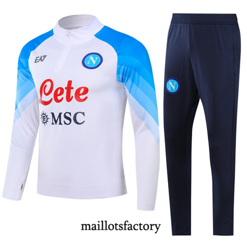 Achat Maillot Survetement Enfant de foot Napoli 2023/24 Blanc factory 1270