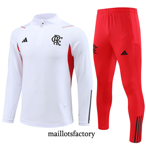 Achat Maillot Survetement de foot Flamengo 2023/24 Blanc factory 0751