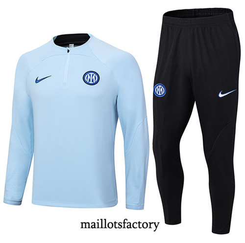 Achat Maillot Survetement de foot Inter Milan 2023/24 Bleu factory 1085