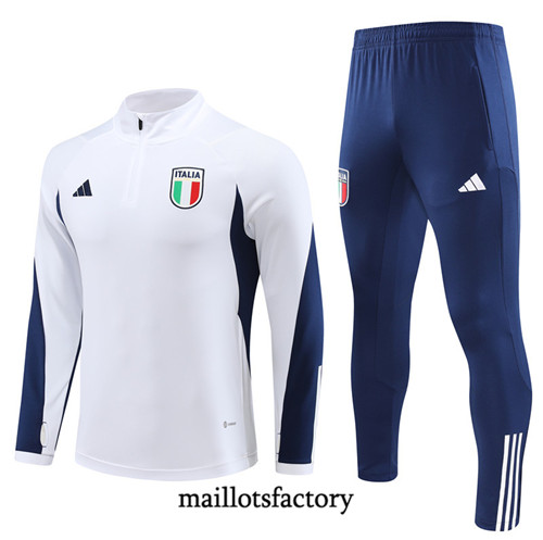 Achat Maillot Survetement de foot Italie 2023/24 Blanc factory 1006