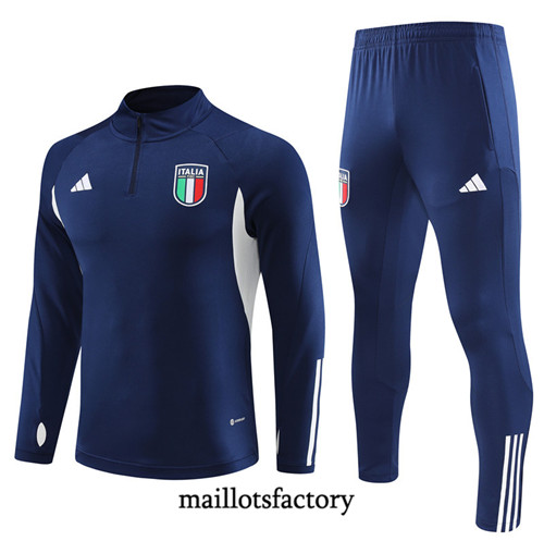Achat Maillot Survetement de foot Italie 2023/24 Bleu factory 1007