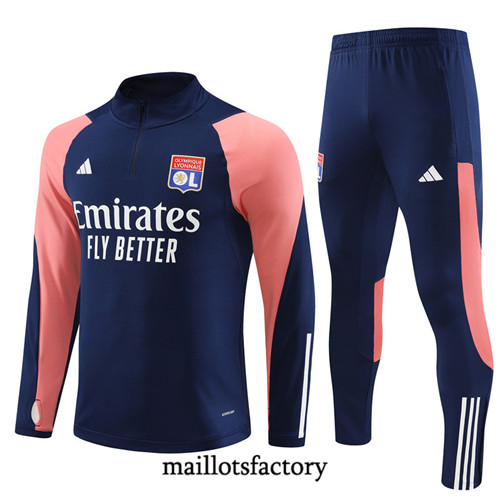 Achat Maillot Survetement de foot Lyon 2023/24 Bleu factory 0920