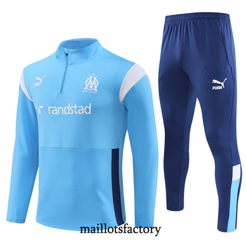 Achat Maillot Survetement de foot Marseille 2023/24 Bleu factory 0925
