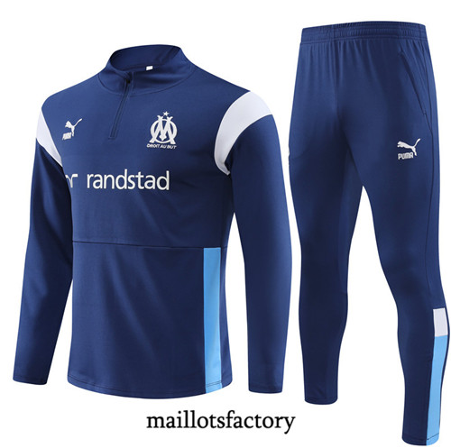 Achat Maillot Survetement de foot Marseille 2023/24 Bleu factory 0926