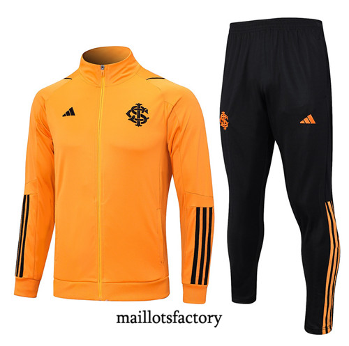 Achat Maillot Veste Survetement de foot SC Internacional 2023/24 Orange factory 0875