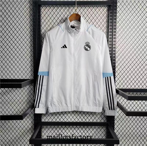 Achat Maillot du Coupe Vent Real Madrid 2023/24 Blanc factory 1336