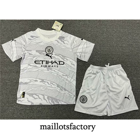 Maillotsfactory 3191 Maillot du Manchester City Enfant 2023/24 the Dragon Year