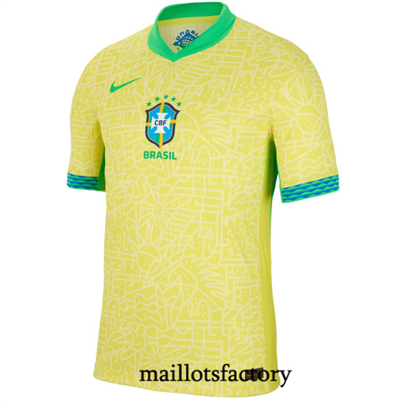 Maillotsfactory 3365 Maillot du Brésil 2024/25 Domicile