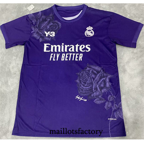 Maillotsfactory 3335 Maillot du Real Madrid 2024/25 Y3 Violet