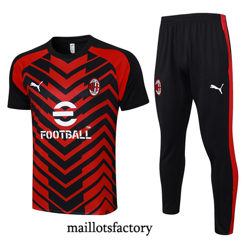 Maillotsfactory 3896 Maillot du AC Milan polo 2024/25 rouge