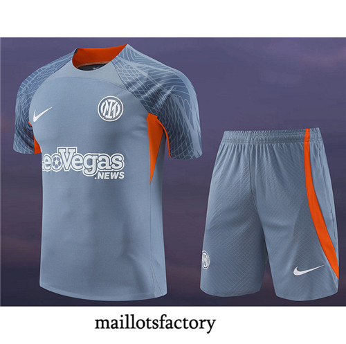 Maillotsfactory 3897 Maillot du Inter Milan + Shorts 2024/25 gris