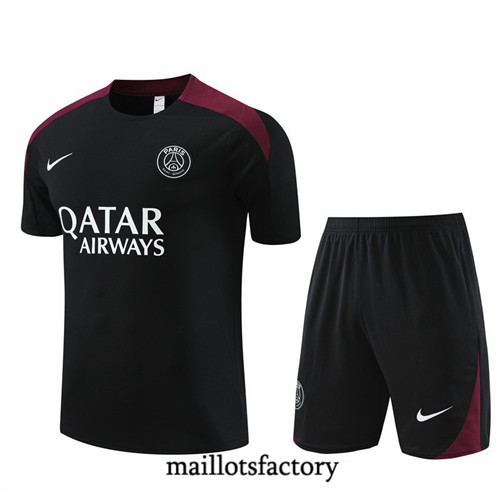 Maillotsfactory 3278 Maillot du Paris PSG Enfant + Shorts 2024/25 noir