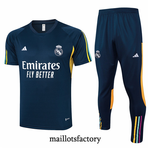 Maillotsfactory 3860 Maillot du Real Madrid polo 2024/25 bleu marine