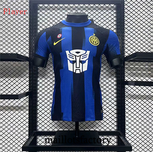 Maillotsfactory 3453 Maillot du Player Inter Milan 2024/25 Transformers co-marque