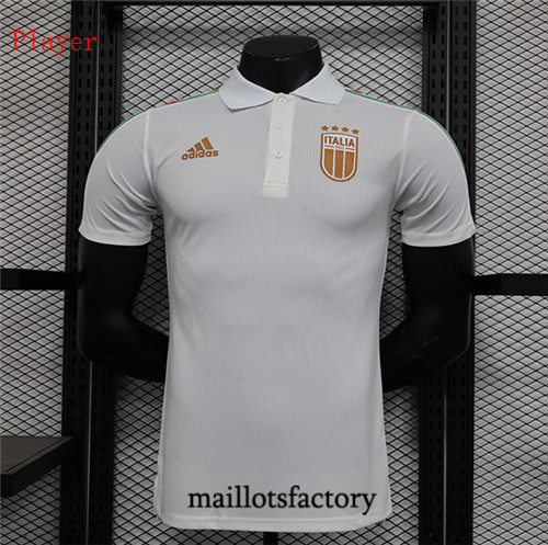 Maillotsfactory 3499 Maillot du Player Italie 2024/25 Blanc