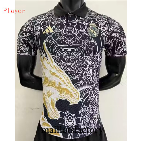 Maillotsfactory 3462 Maillot du Player Real Madrid 2024/25 Noir