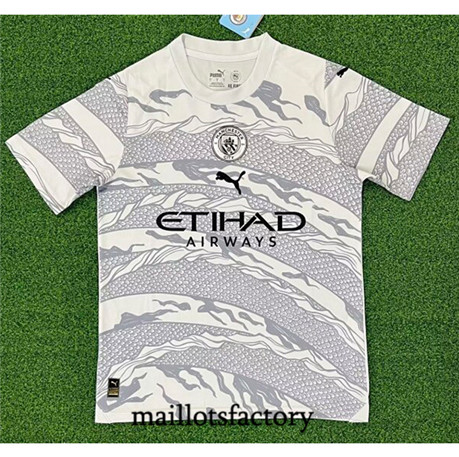 Maillotsfactory 3558 Maillot du Manchester City 2023/24 Year of the Dragon Spéciale