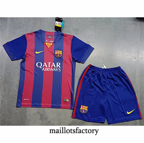 Maillotsfactory 3607 Maillot du Retro Barcelone 2014-15 Domicile
