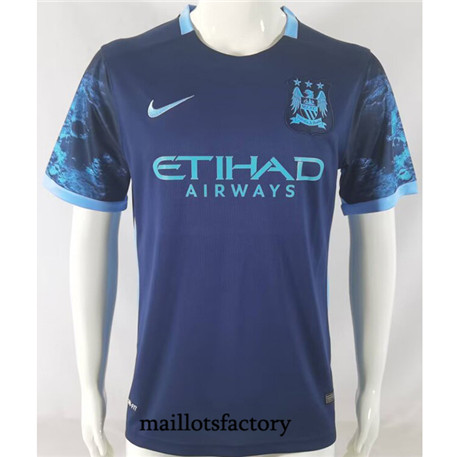 Maillotsfactory 3654 Maillot du Retro Manchester City 2015-16 Exterieur