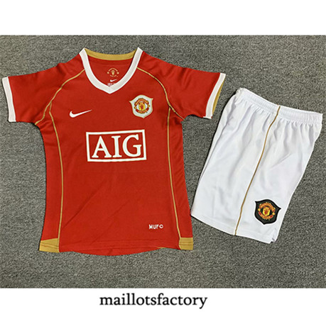 Maillotsfactory 3224 Maillot du Retro Manchester United Enfant 2006-07 Domicile