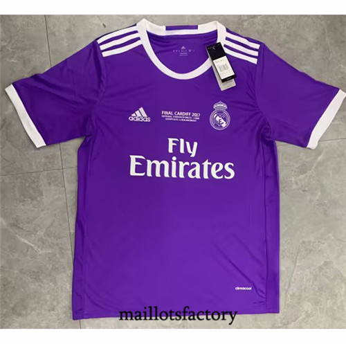 Maillotsfactory 3616 Maillot du Retro Real Madrid 2016-17 Exterieur