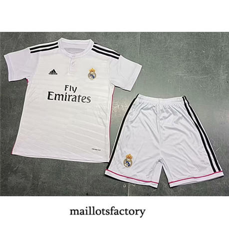 Maillotsfactory 3619 Maillot du Retro Real Madrid Enfant 2014-15 Domicile