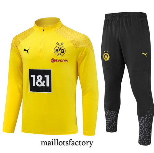Maillotsfactory 3755 Survetement Borussia Dortmund 2024/25 jaune