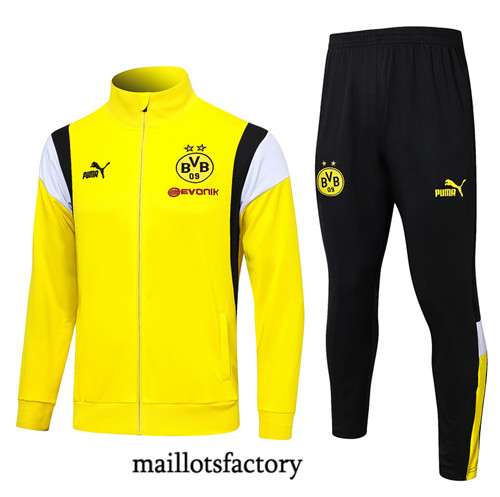Maillotsfactory 3752 Veste Survetement Borussia Dortmund 2024/25 jaune