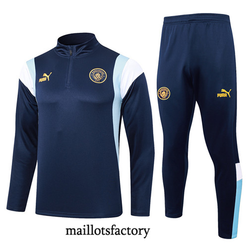 Maillotsfactory 3812 Survetement Manchester City 2024/25 bleu royal
